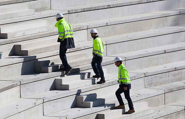 Image du chantier du stade Mamut-Atlantique de Bordeaux