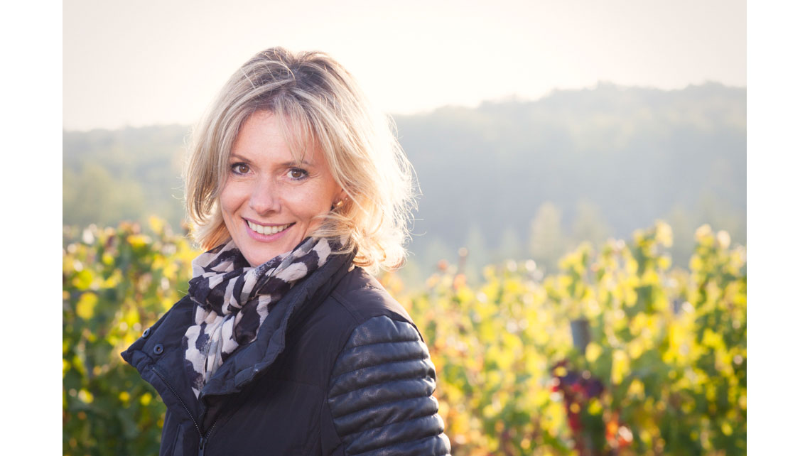 Portrait d'Élisabeth Rousseau Rodriguez, Château La Rose Poncet ; © Richard Nourry